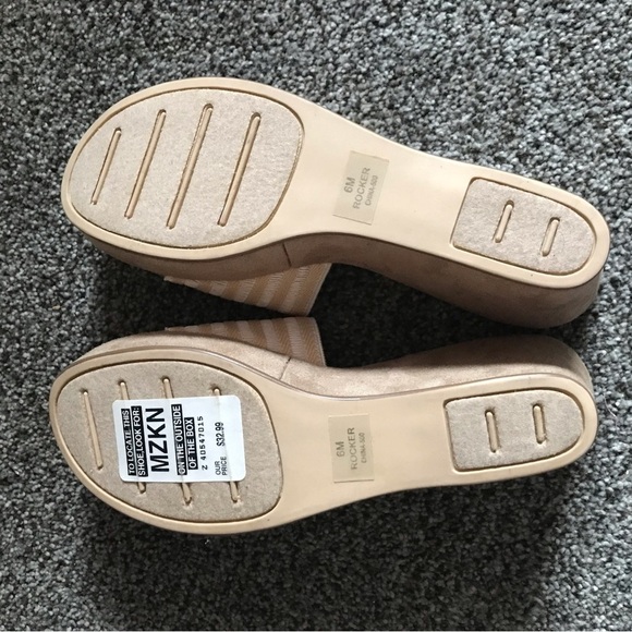 Impo Stretch Rocker Elastic Platform Sandal - Size 6M - Like New - Picture 5 of 5